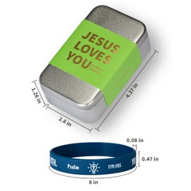 Christian Inspirational Scripture Silicone Wristbands, Unisex Bible Verse Rubber Bracelets for Men Women& Teens