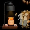JAMZEL Candle Warmer Lamp with Timer,Dimmable Electric Candle Lamps Warmer,Home