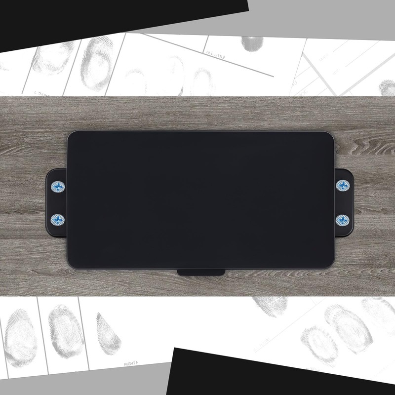 Humyoun 1 Pcs Fingerprint Ink Pads Rectangle Thumbprint Ink Pads