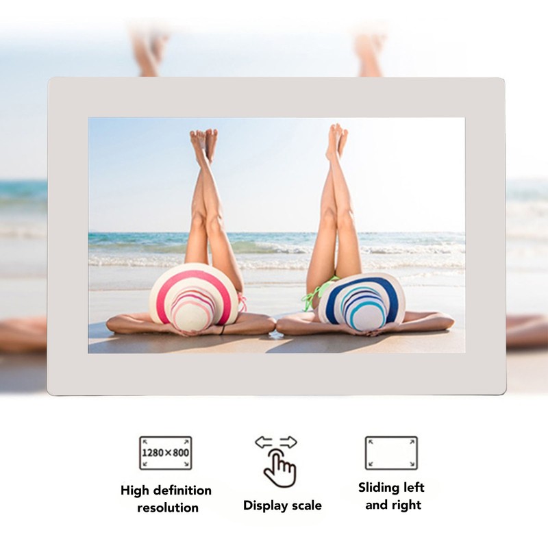 10 Inch WiFi Digital Picture Frame IPS Touch Screen Easy