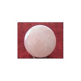 Rose Quartz Crystal Ball 4.5cm Diameter. Rose Quartz is the stone of unconditional love and infinite peace; teaching the true essence of love. Rose Quartz has a gentle vibration of love for the owner. It gives inner peace and helps in all matters pertain
