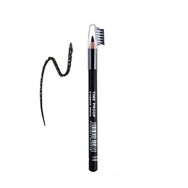 Radiant Professional Time Proof Eye Brow Pencil - Eyebrow Pencil to Create Perfect Naturally Defined Brows - Long Lasting Brow Filler With Comb - Black (01)