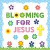 CY2SIDE 106pcs Blooming for Jesus Summer Flowers and Cross Cutouts