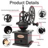 Coffee Grinder,Wooden Coffee Bean Grinder Manual Coffee Grinder Roller, Antique