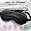 Umisleep 100% Pure Mulberry Silk Sleep Mask, 22 Momme 6A