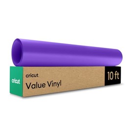 Cricut Value Permanent Vinyl, Matte Purple (12in x 10ft Roll)