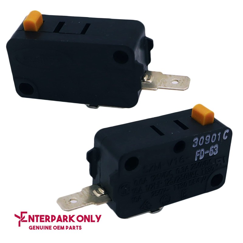 ENTERPARK New OEM 2 Pack GE SZM-V16-FD-63 Microwave Oven Micro
