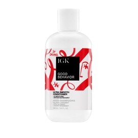 IGK GOOD BEHAVIOR Ultra Smooth Conditioner | Frizz Control + Hydrates + Shine | Vegan + Cruelty Free | 8 Oz