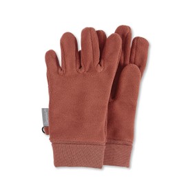Sterntaler Finger Gloves Unisex Children's Micro Fleece with Elastic Cuff Glove, brown