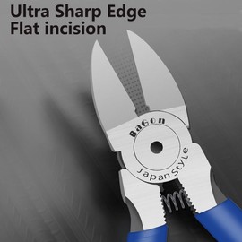 Wire Cutters, 5 Inch Precision Diagonal Cutters, Spring Loaded Side Cutting Pliers for Crafts, Jewelry Making, Electronic Components