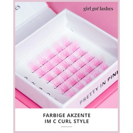 GIRL GOT LASHES - Accent Lashes (Pink Falsies)