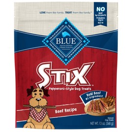 Blue Buffalo Stix Pepperoni-Style, Natural Soft-Moist Dog Treats