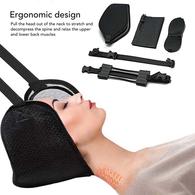 Neck Stretcher Strap Portable Neck Cervical Traction Device Shoulder Relax