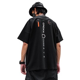 Niepce Inc Cyberpunk Techwear Men's T-Shirt (as1, Alpha, l, Regular, Regular, Standard, Black1)