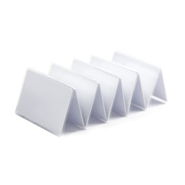 AOAMZ (10) 125kHz ID Card RFID Close to Writable Write White T5577/EM4305 PVC 0.8mm Thick, Used for Door Access Control System