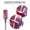 MELODYSUSIE Nail Drill Bits Set Carbide Less Dust Professional 3/32