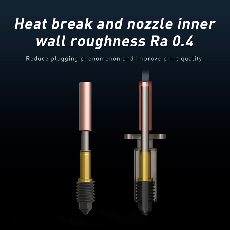 SeulQirw X1 Carbon Hotend Kit with 0.4mm Hardened Steel Nozzle