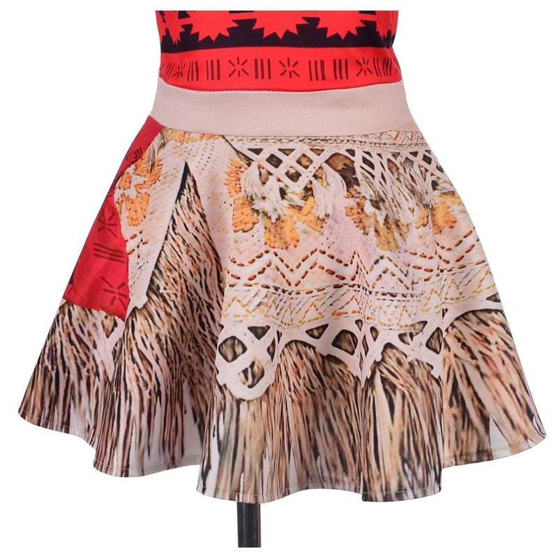 [Dressy Daisy] 女の子 冒険 コスプレ コスチューム ドレスセット 子供 モアナと伝説の海風 プリンセスドレス