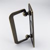 MuDuJia 6 Pack 2 1/2" Antique Bronze Bail Drawer Pull