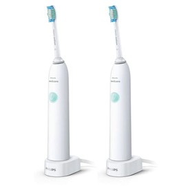 Philips Sonicare Dailyclean Cepillo de dientes eléctrico recargable, 2 unidades