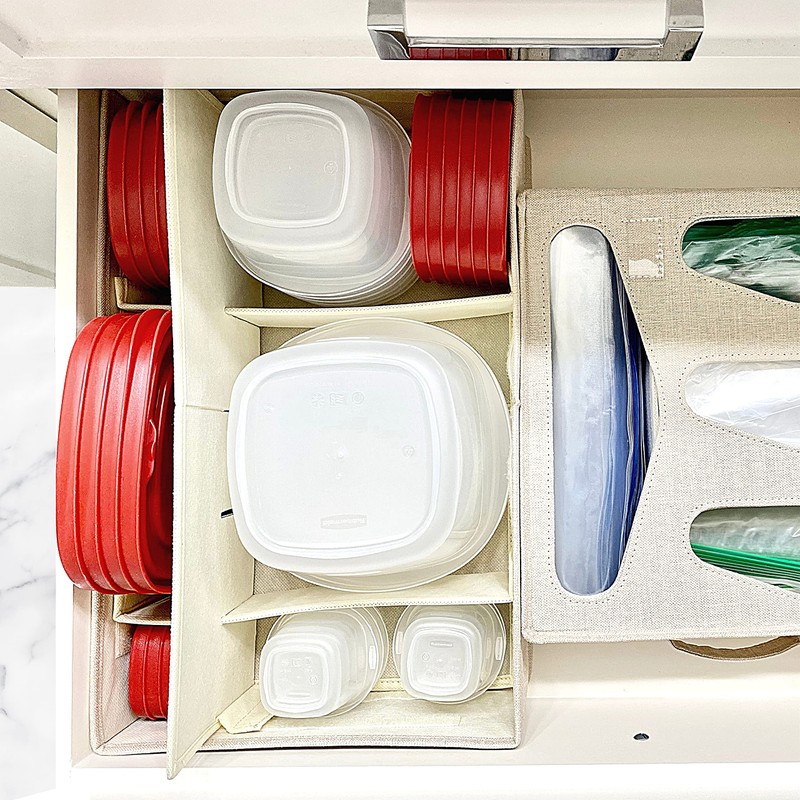 HappiBox Food Storage Container Organizer Box – A Kitchen Drawer