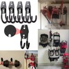 Garage Wall Bracket, 2 Pieces Garage Storage Double Hooks Wall