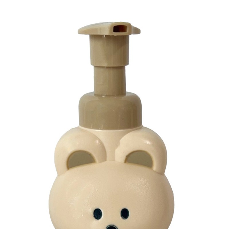 Foam Pump Bottle Cute Bear Shape Large Capacity Foaming Soap
