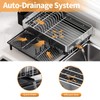 Urackify Dish Rack for Kitchen Counter, 304 Stainless Steel Dish