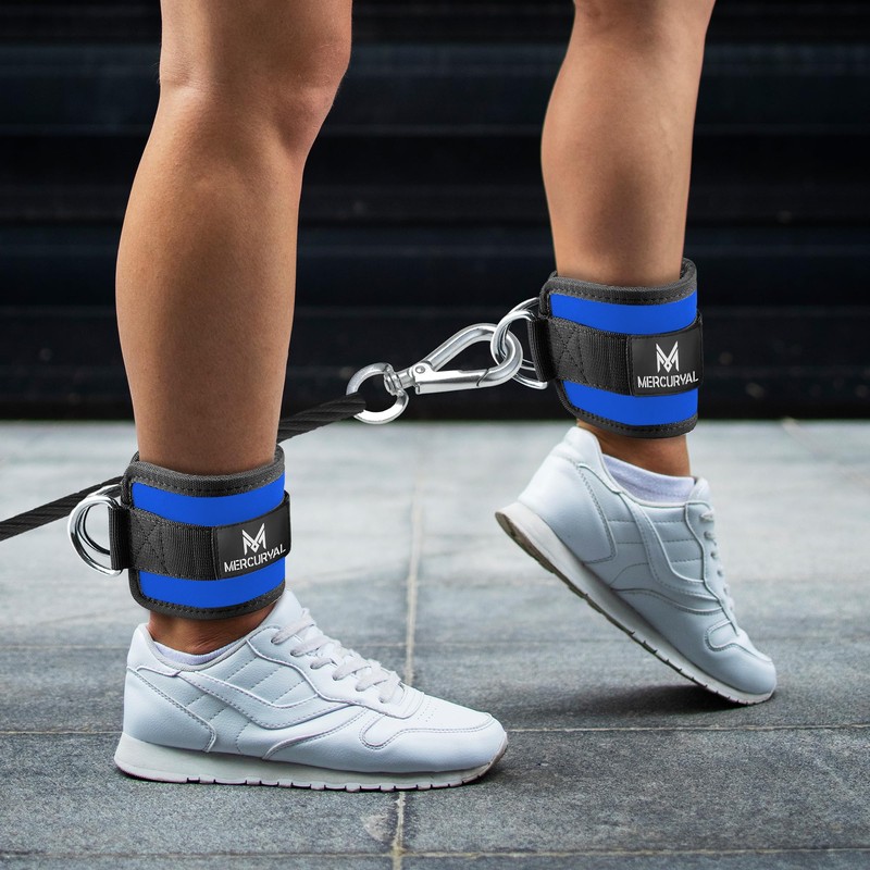 MERCURYAL Pack of 2 Fitness Foot Loops Cable Pull -