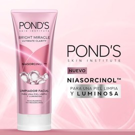 POND'S Limpiador Facial en Espuma Bright Miracle con Niasorcinol Anti-manchas, 100g