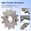 CQSPMOTO 420 12T 17mm Motorcycle Front Engine Sprocket Compatible with