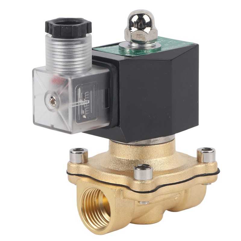 G1/2 Inch Brass Solenoid Valve Water Pressure Normal Closed Direct