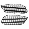 1 Pair Front Bumper Fog Light Grille Black Replacement For