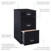 Space Solutions - 3 Drawer Fully Assembled Steel File Cabinet,