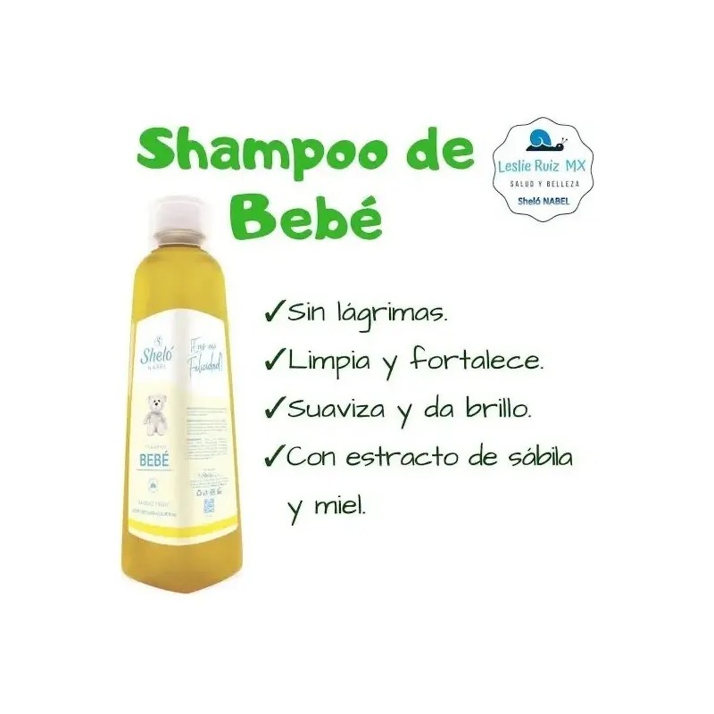Shampoo Bebe Shelo Nabel 500ml Miel Natural