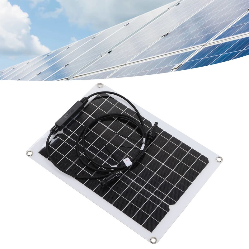 15W Flexible Solar Panel with 50A Controller Monocrystalline Silicon PET