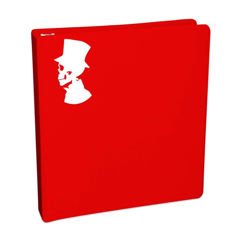 Bargain Max Decals Victorian Man Skull Sticker Decal Notebook Car