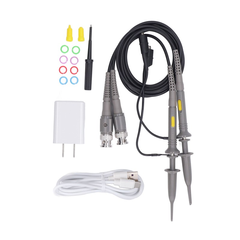 Fluorescent Digital Oscilloscope 2.8in Display 3000mAh Dual Channel Signal Generator