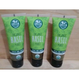 Aroma Coffee 3 TUBES:  GREEN KITCHEN ORGANIC BASIL PUREE RUB SEASON DIP  NO: GLUTEN/GMO 2.8oz
