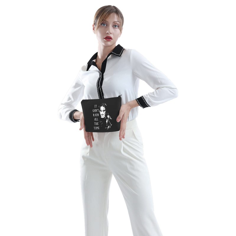 It Can't Rain All The Time Crow Inspired Cosmetic Bag,