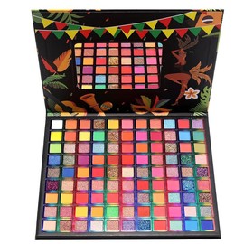 99 Colors Eyeshadow Palette, Rainbow Colors Makeup Eyeshadow Palette, Professional High Pigmented Matte Glitter Makeup Pallet, Waterproof Long Lasting Colorful Eye Shadow Powder - Color: 99 Colors