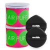 Nelic Air Soft Touch Puff Air Cushion Puff 7p, skin + black, 2 pcs / 넬릭 에어 소프트 터치 퍼프 에어쿠션 퍼프 7p, 스킨 + 블랙, 2개