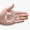 kwmobile Earphones Case Compatible with JBL Tune Flex - Crystal
