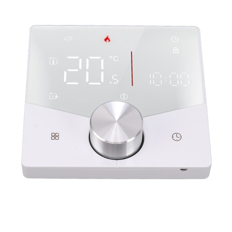 Smart Thermostat Knob Design LCD Color Display Panel Digital Thermostat