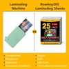 RowinsyDD 25 Pack Self Adhesive Laminating Sheets, 9 X 12