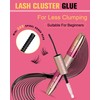 Lash Cluster Glue, 2-in-1 Lash Bond and Seal Waterproof Lash