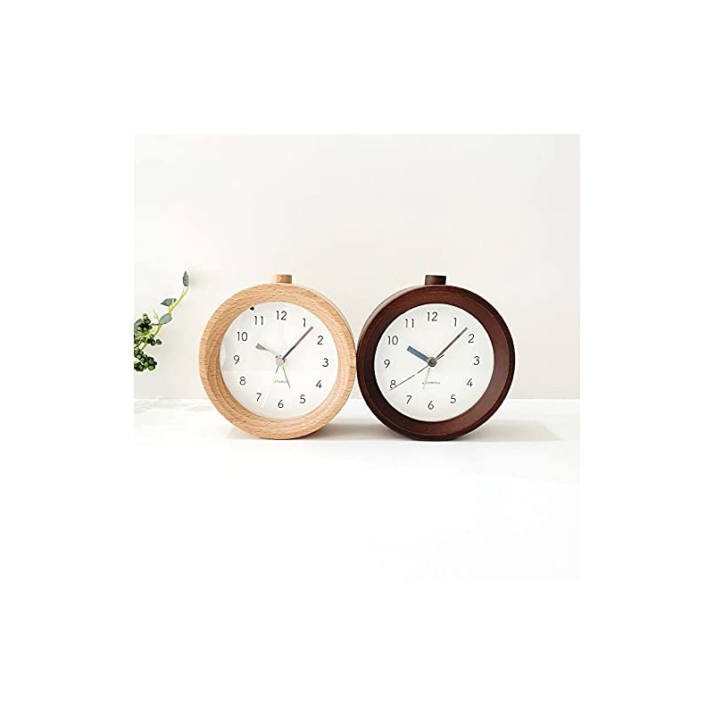 KATOMOKU Alarm Clock 6 km-89B Brown Alarm Clock