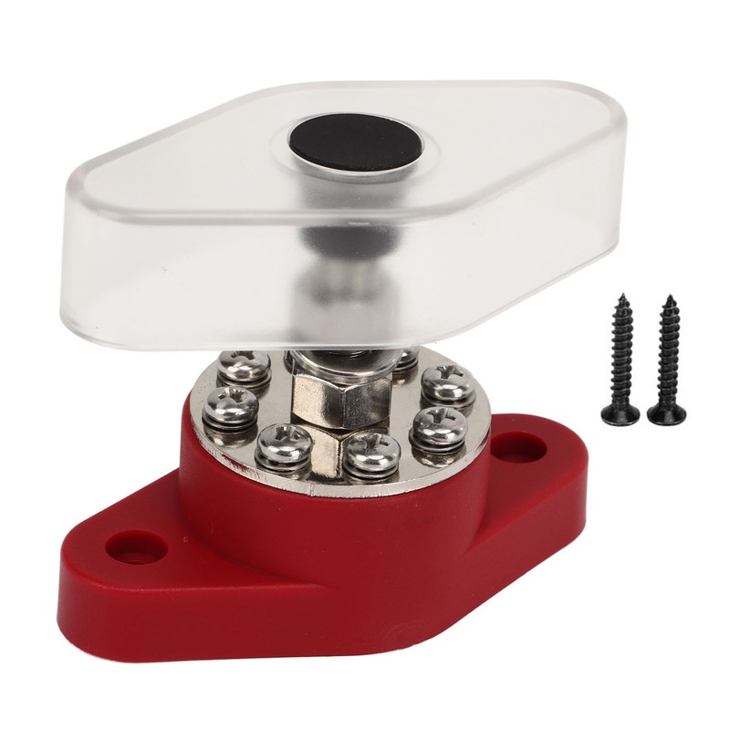 Power Distribution Block 8 Terminal 3/8in Stud DC48V 180A Universal