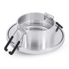 linovum ISASO Recessed Spotlight LED Flat IP65 Brushed Aluminium for