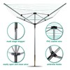ISXACFF Umbrella Drying Rack Outdoor Umbrella Clothesline Rotary Retractable Clothes